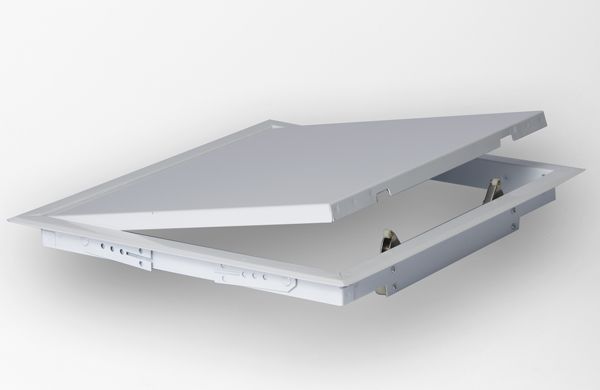 BOTOLA D’ISPEZIONE IN ACCIAIO LACCATO BIANCO dim. 600X600 mm - STEEL-CLICK™ - Art. Akifix NAMCP040003 - immagine 2