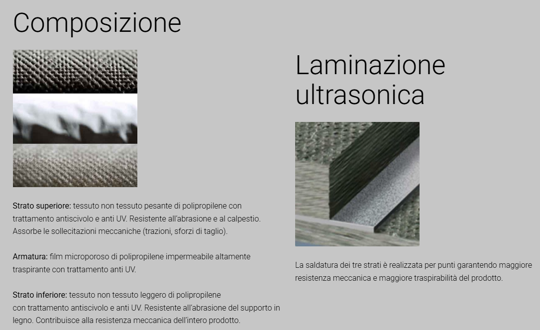 Freno al vapore EURURS 150 g/m² Marca Rasera (Rotolo 1,50x50 mt) - immagine 4