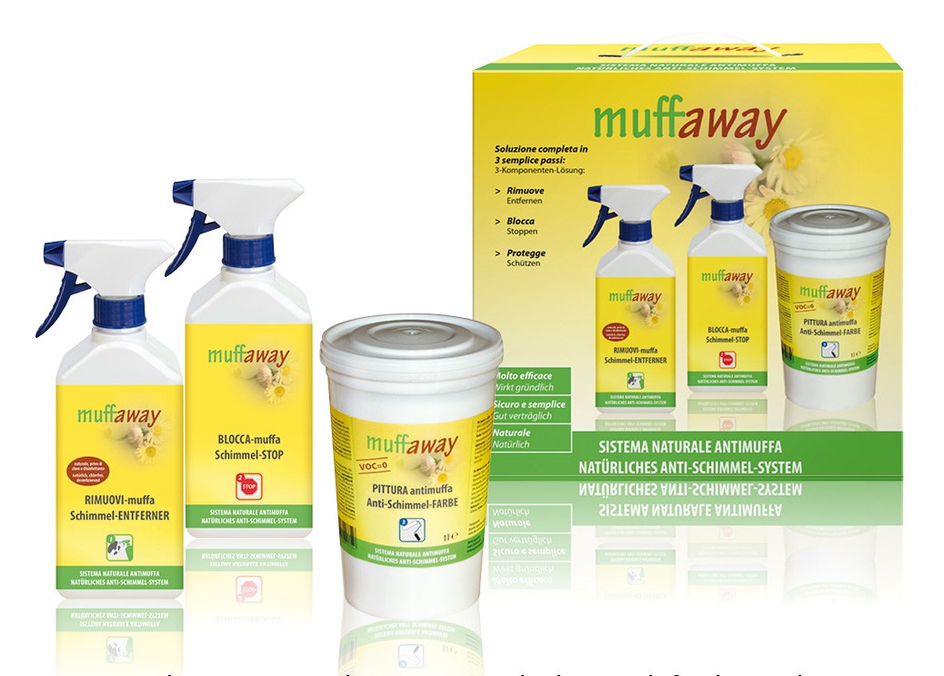 MUFFAWAY - Sistema naturale antimuffa KIT Muffaway® in Box