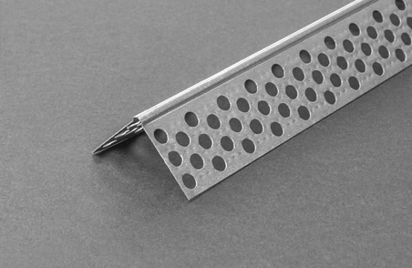 PARASPIGOLO ZINCATO FORATO PER CARTONGESSO CM.3X3 H.300 - immagine 2